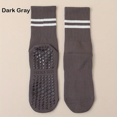 Non slip Yoga Socks Striped Silicone Dance Socks Breathable