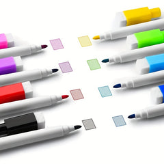 8 Colors Magnetic Dry Erase Markers for Whiteboard, Calendar - Office Supplies