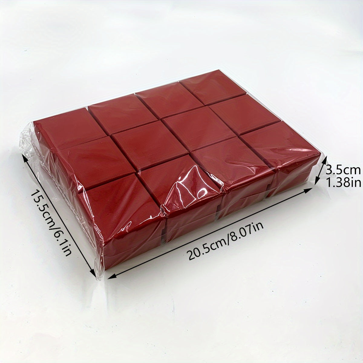 12pcs Ring Packaging Box Jewelry Box Small Business Supplies Wedding Decor