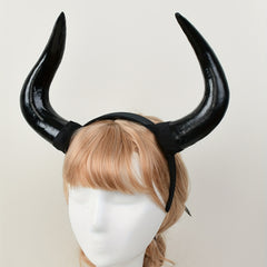 Halloween Horn Hair Hoop Dress Up Headwear Gift for Girls