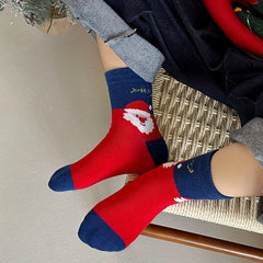 5 Pairs Kids Christmas Crew Socks Fun Novelty Children's Socks