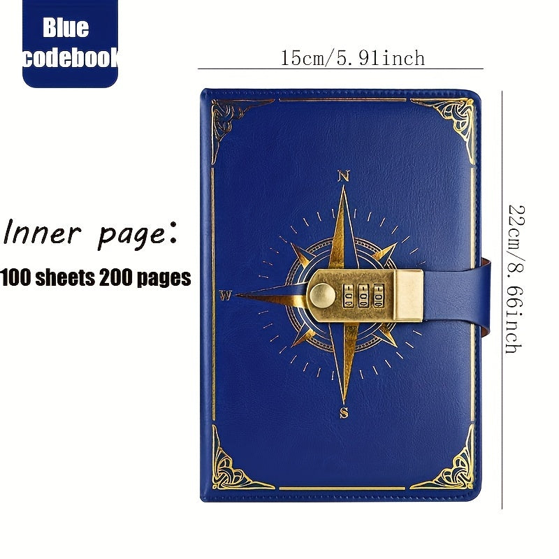 A5 Password Lock Notebook Student Notepad Thickened Shorthand