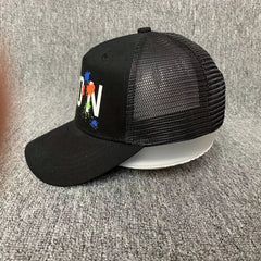 Mesh Back Trucker Cap with ON Graphic Sports Cap