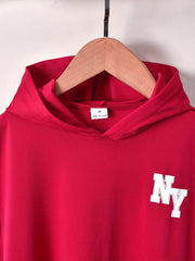 Boys NY Outfit Hooded Tank Top & Shorts Set for Summer