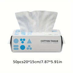 Disposable Travel Face Towel Dry Wet Use Facial Tissue Dry Wipes
