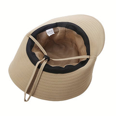 Breathable Mesh Fisherman Hat Sun Protection Drawstring Hat