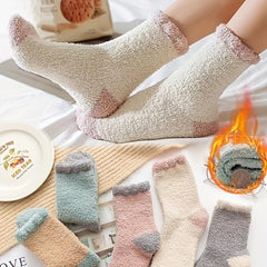5 Pairs Thickened Warm Winter Casual Socks