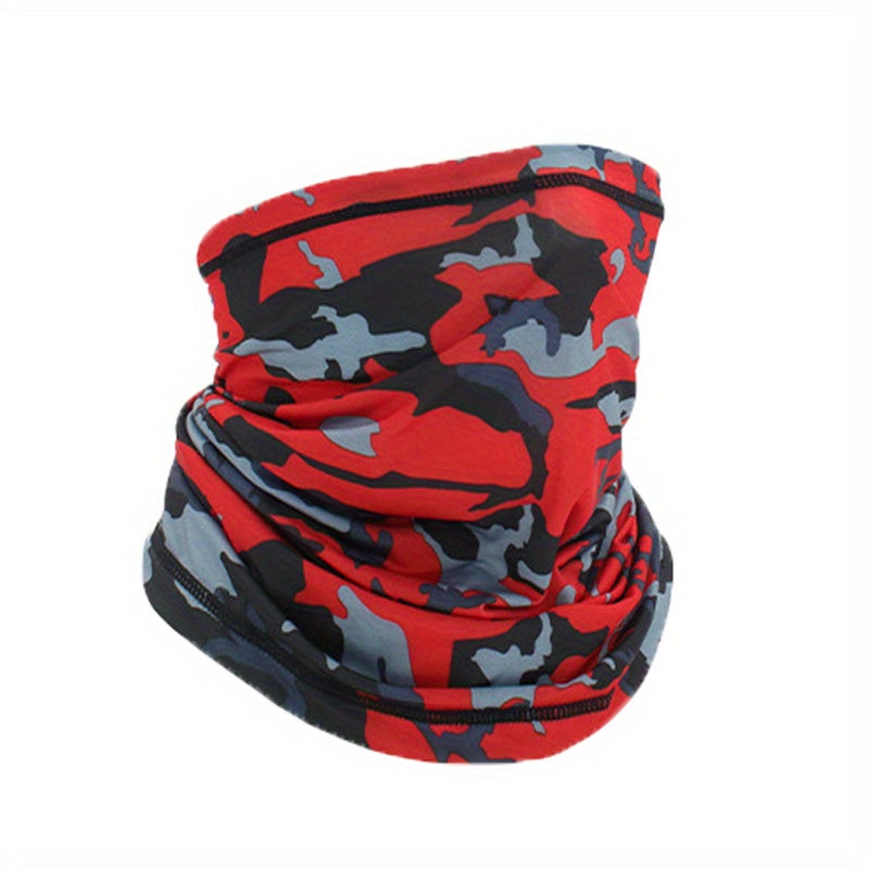 Ice Silk Neck Gaiters Sunscreen Breathable Multicolor Bandana