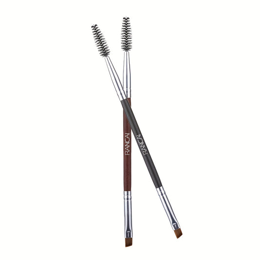 1pc Eyebrow Brush & Spoolie - Thin Eyeliner Brush