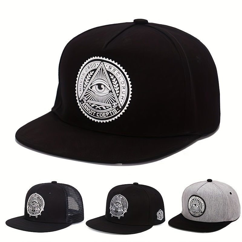 Sunshade Adjustable Baseball Cap Eye of Horus Pattern Outdoor Sport