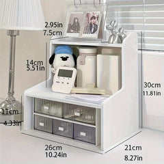 Desktop Storage Rack Wooden Dormitory Storage Rack Cosmetics Storage Rack