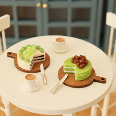 10pcs Rustic Farmhouse Wooden Trays 1 12 Scale for Dollhouses & Decor