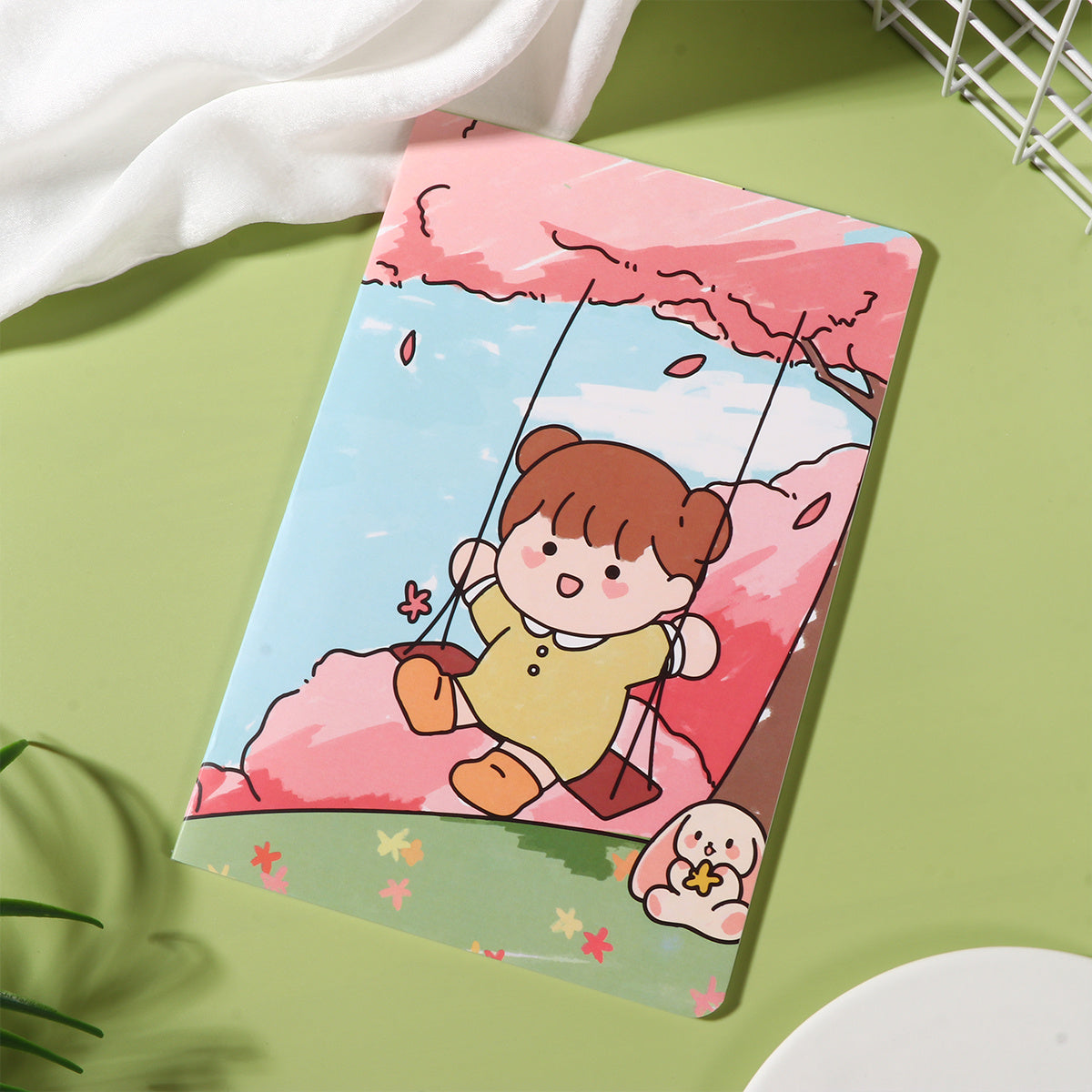 Cute Cartoon Girl Notebook
