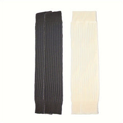 Soft Solid Leg Warmers All match Socks Women's Stockings