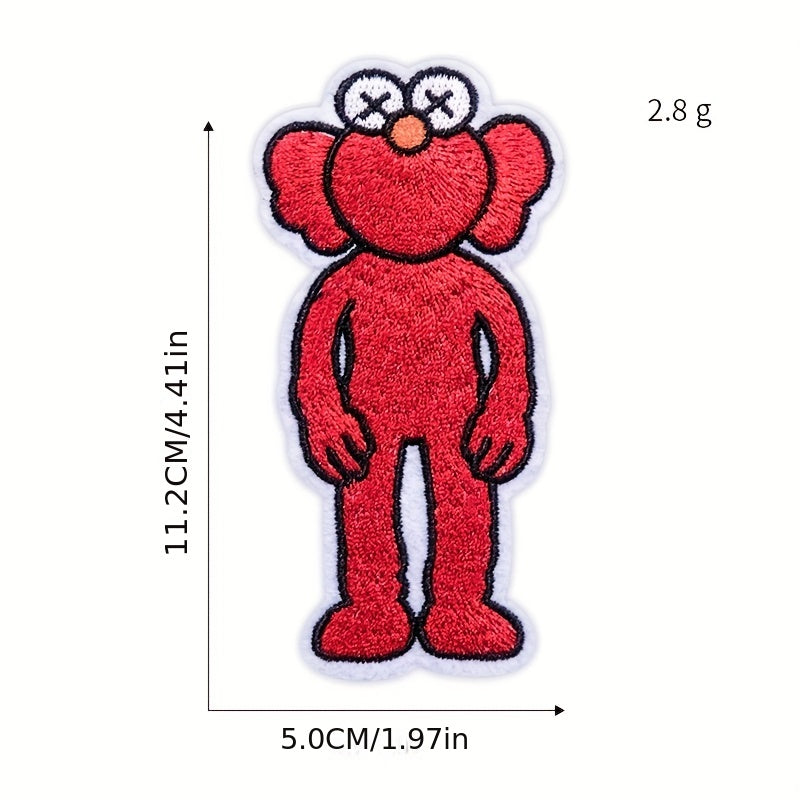 9pcs Vehicle Iron On Patches Sew On Embroidered Applique Repair Patch DIY Crafts