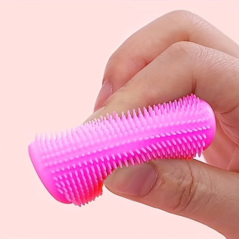 2pcs Baby Bath Silicone Brush for Dry Skin & Eczema Pink