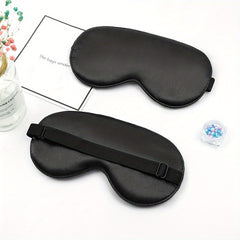 Soft Blackout Eye Mask with Strap for Travel Rest Nap