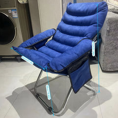 Folding Lazy Person Recliner Chair for Dormitory and Balcony