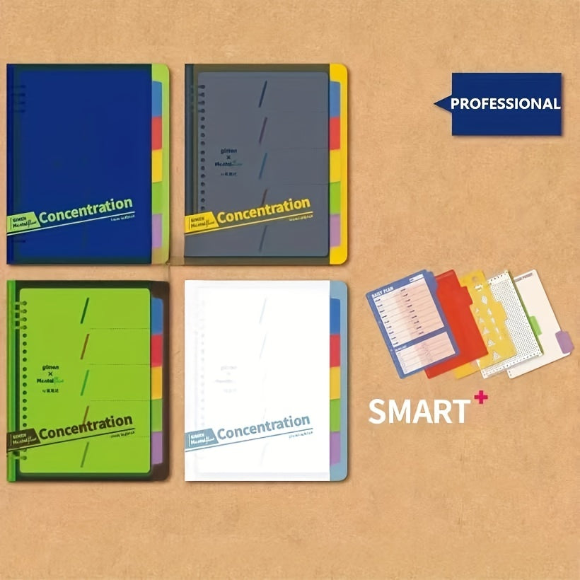 B5 Loose leaf Spiral Notebook with Divider Bag Labels