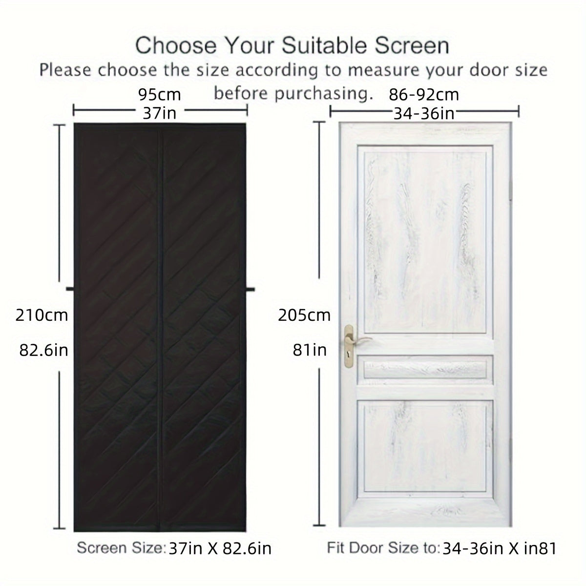 Magnetic Thermal Insulated Door Curtain Winter Door Curtains