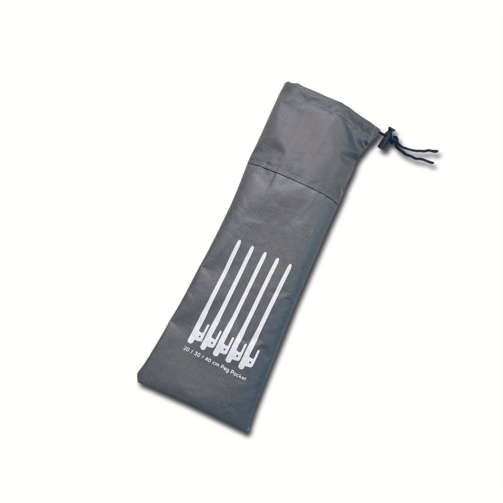 Portable Gray Ground Nail Storage Bag Camping Accessories