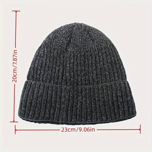 Winter Knitted Beanie Hat Ear Protection Warm Hat