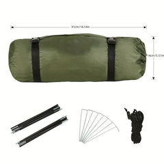 Double Layer Portable Tent with Rain & Wind Protection for Camping