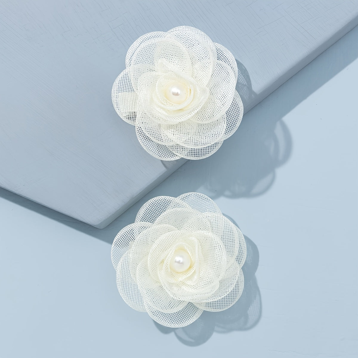 2pcs Rose Flower Hair Clip Vintage Wedding Hair Accessories