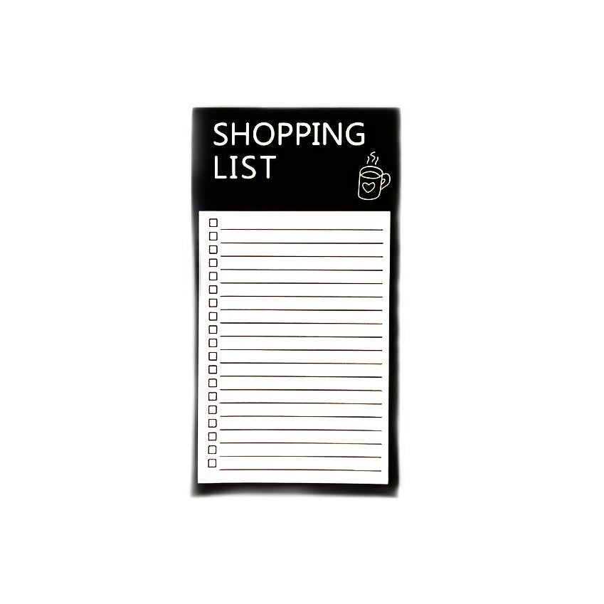 2pcs Magnetic Grocery List Pad with Pen Holder - Funny Notepad for Fridge