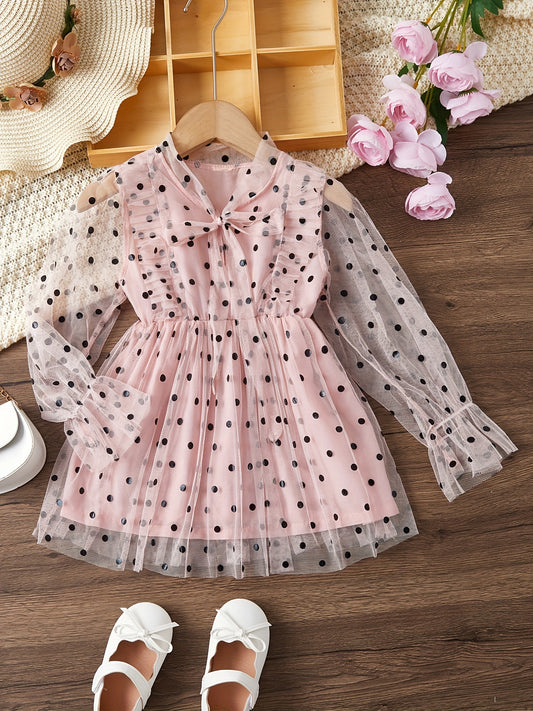 Mesh Dress & Polka Dot Princess Dress