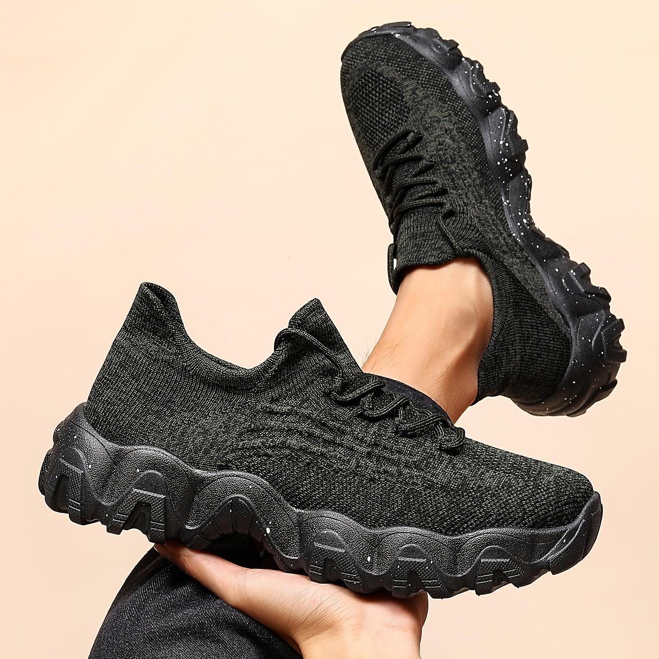 Men Breathable Mesh Lightweight Casual Shoes Non slip Sneakers