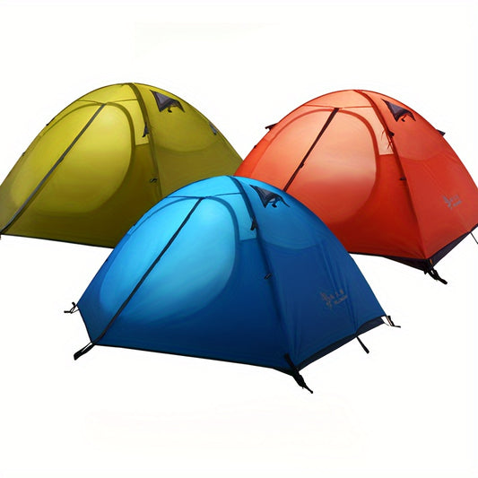 Double Layer Aluminum Pole Tent for Outdoor Camping