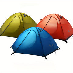 Double Layer Aluminum Pole Tent for Outdoor Camping
