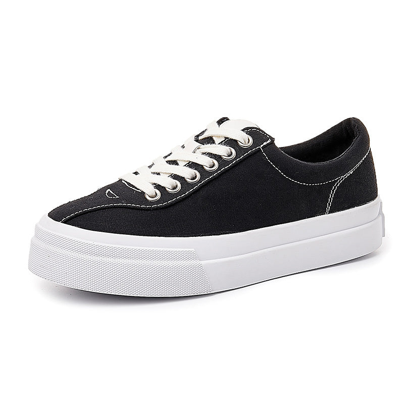 Women's Solid Thick Bottom Skate Shoes