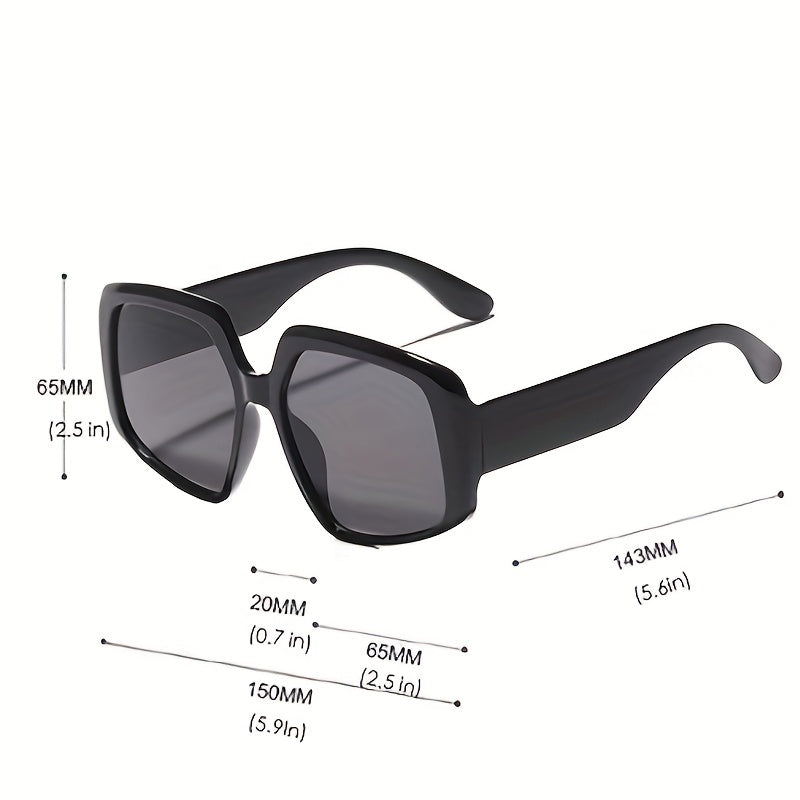 Oversized Butterfly Frame Sunglasses UV400
