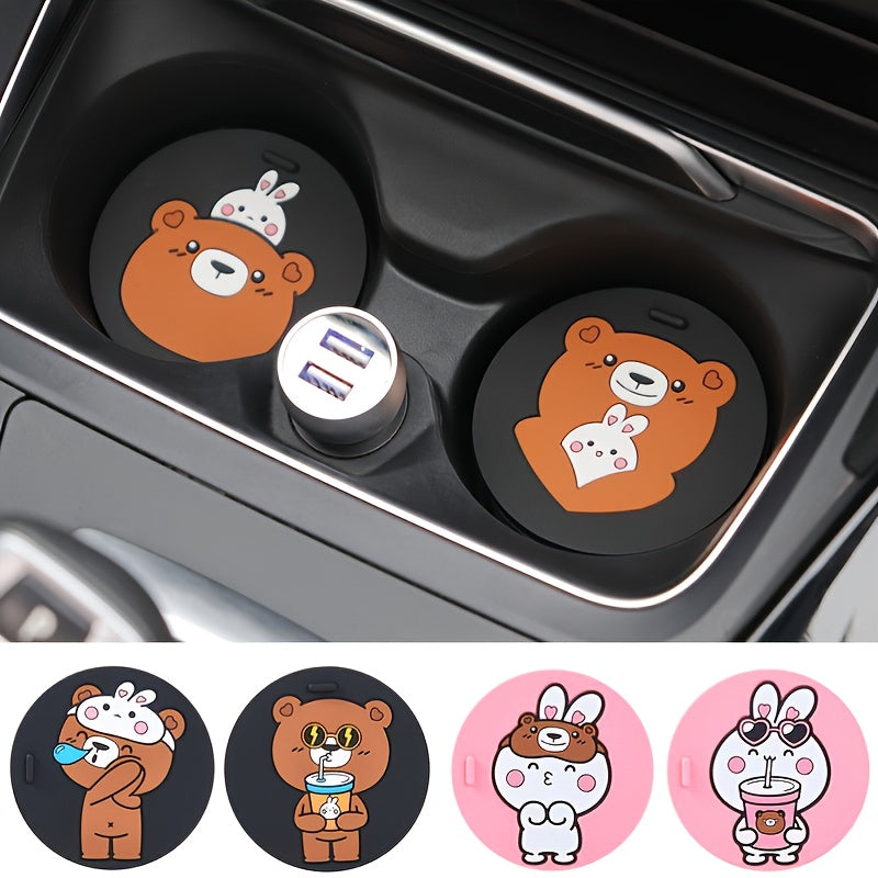 Animal Silicone Car Mug Coaster for Safe Ride