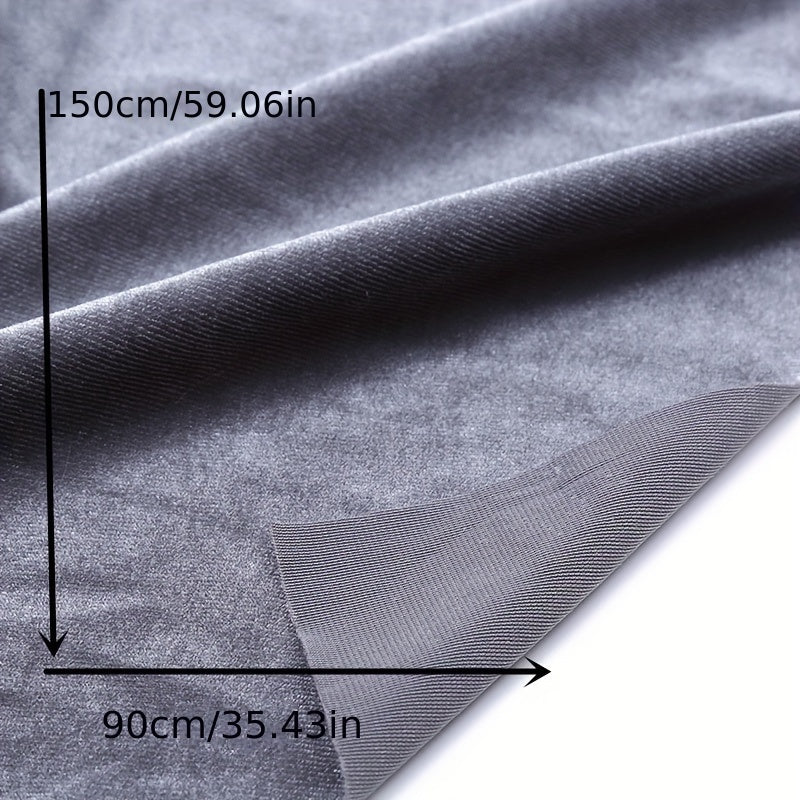 Golden Velvet Multicolor Elastic Fabric 0.91m