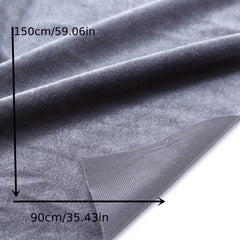 Golden Velvet Multicolor Elastic Fabric 0.91m