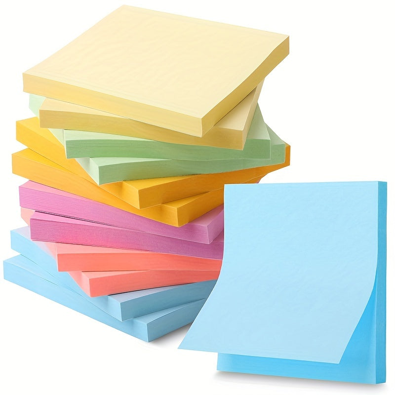 Pastel Sticky Notes 3x3 in 400 Sheets Self Adhesive Scratch Pads