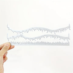 1pc Grass Cutter Model DIY Metal Embossing Scissors Scrapbook Cutting Mold