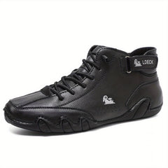 Men's Non Slip Breathable Casual Sneakers Hook And Loop Fastener Boots