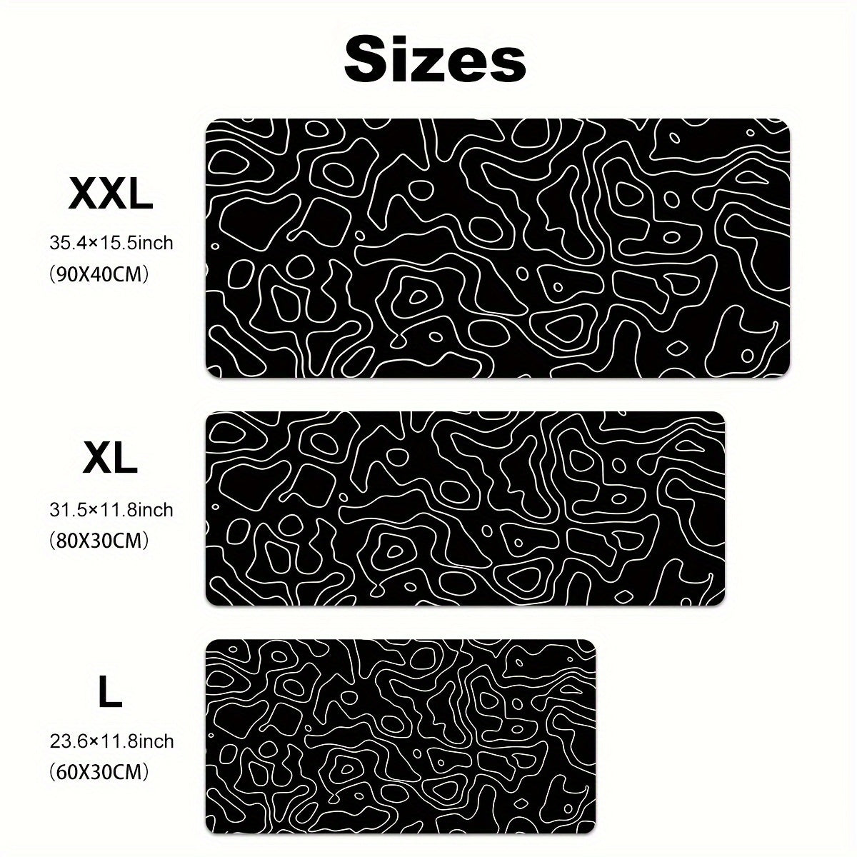 Abstract Line Large Gaming E-sports Mouse Pad - Oversized Extended Desk Mat