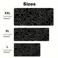 Abstract Line Large Gaming E-sports Mouse Pad - Oversized Extended Desk Mat