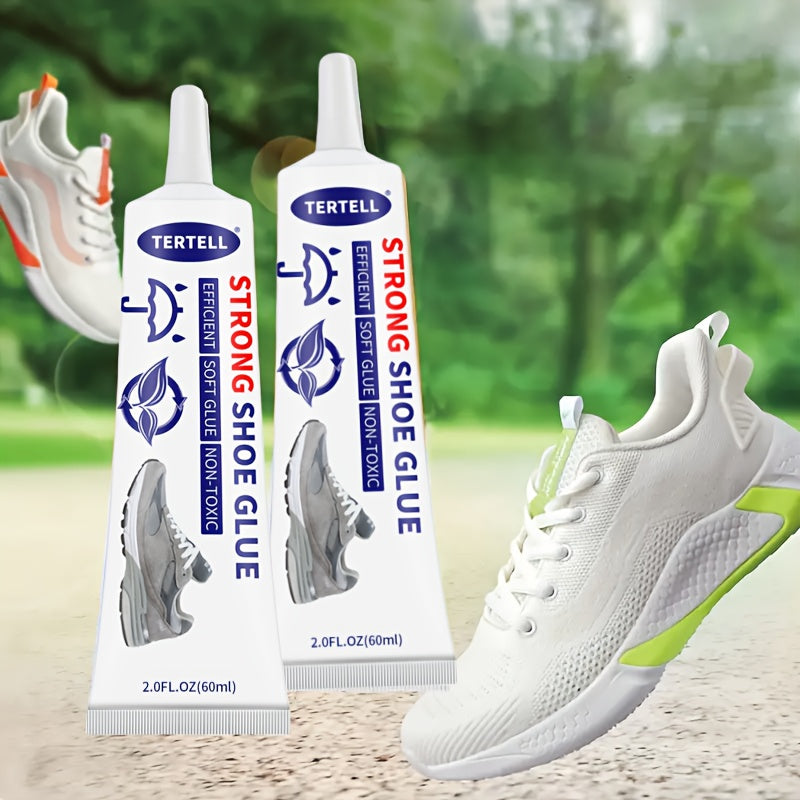 60ml Fast Setting Transparent Shoe Repair Glue - Washable & Ready To Use