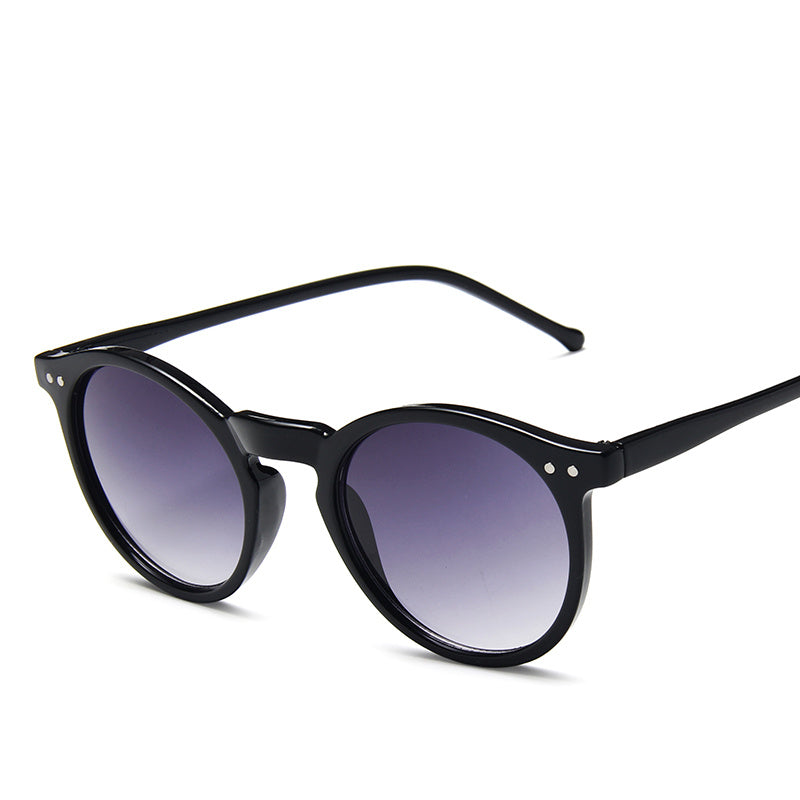 Vintage Leopard Round Sunglasses Classic Travel Sunshade Eyeglasses