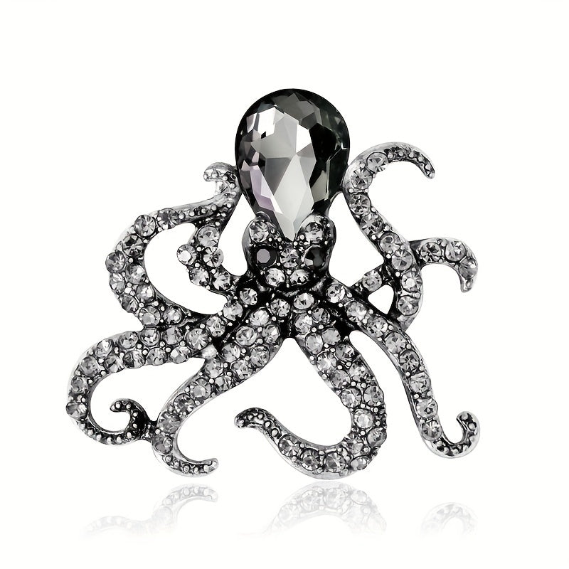 Men's Octopus Brooch Ocean Series Versatile Clothing Accessory