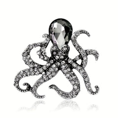 Men's Octopus Brooch Ocean Series Versatile Clothing Accessory