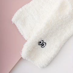 5 Pairs Expression Embroidery Socks Women's Stockings