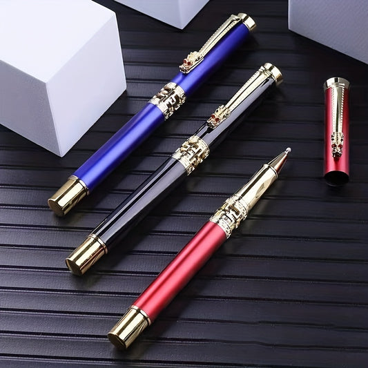 Dragon Head Hollow Metal Jewelry Ballpoint Pen Gift