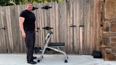 Foldable Fitness Roman Chair Abdominal Exercise Bench